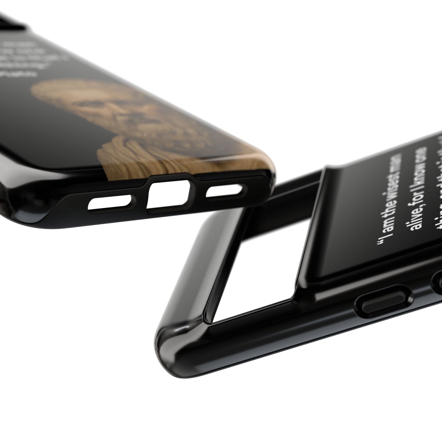 "Know Nothing, Own Wisdom" – Plato Tough Phone Case