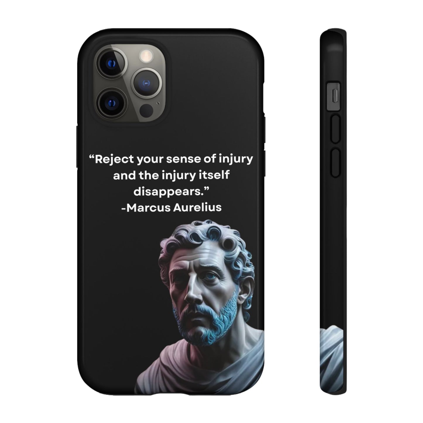 “Strength Within” – Marcus Aurelius Quote Tough Phone Case
