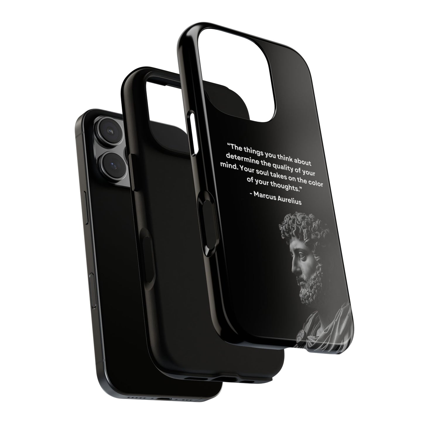 “Color of Thought” – Marcus Aurelius Quote Tough Phone Case
