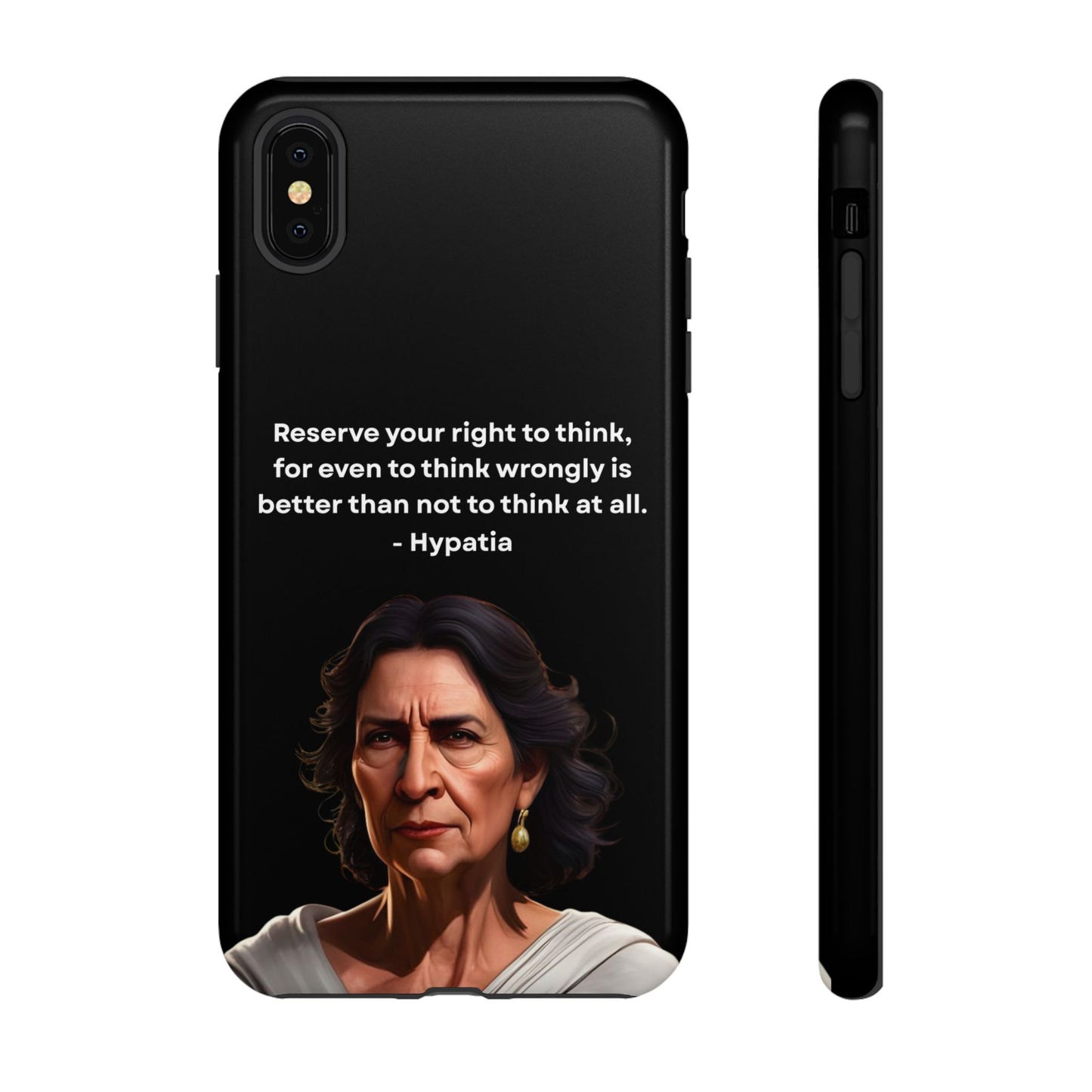 “Think Boldly” – Hypatia Quote Tough Phone Case