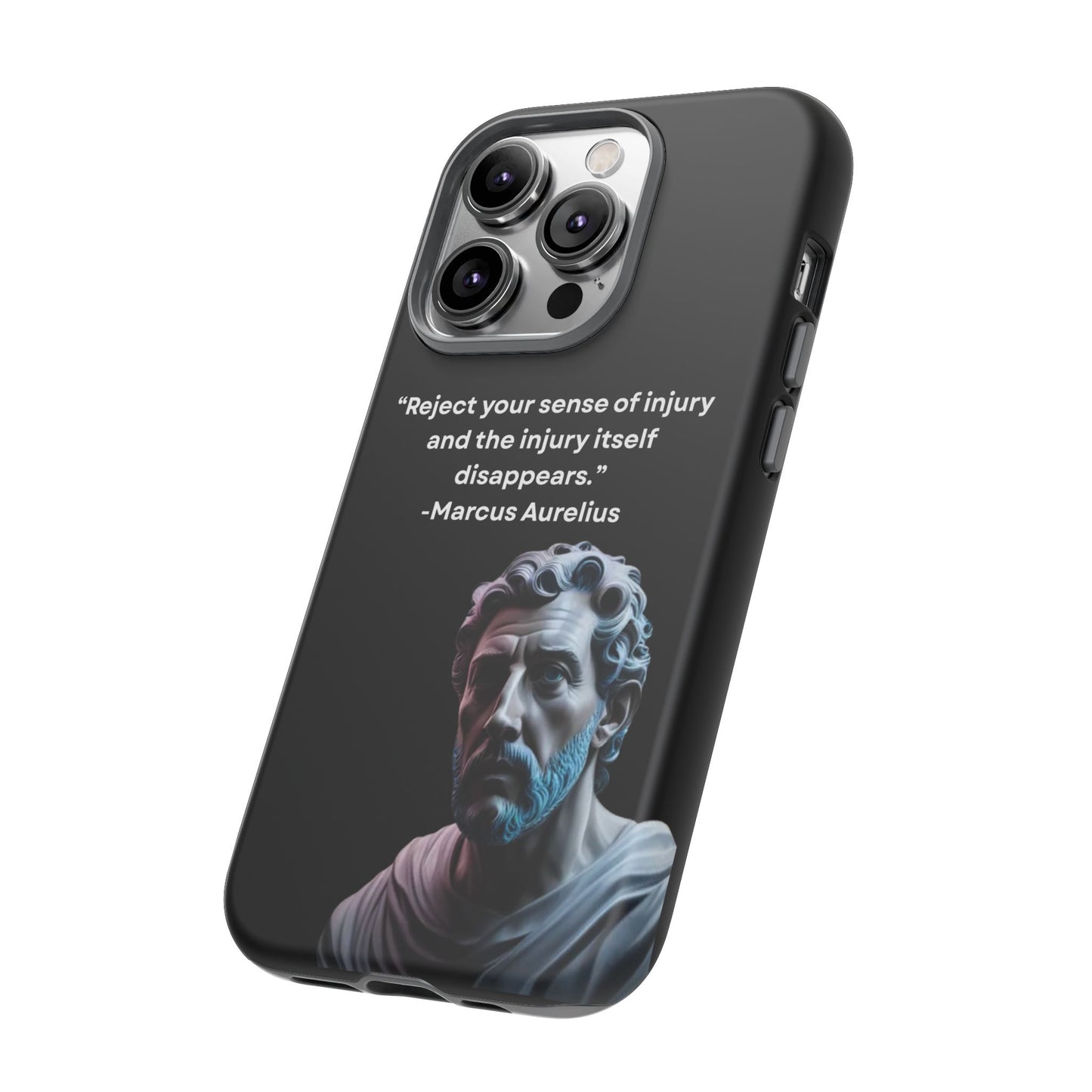 “Strength Within” – Marcus Aurelius Quote Tough Phone Case