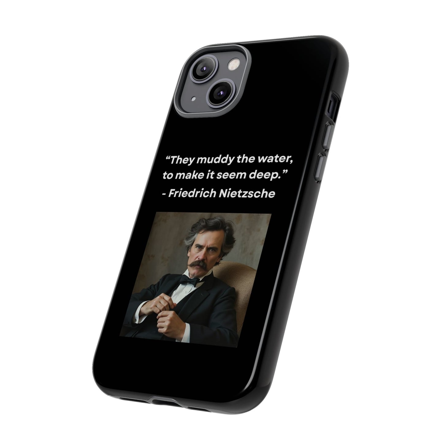 “False Depth” – Friedrich Nietzsche Quote Tough Phone Case