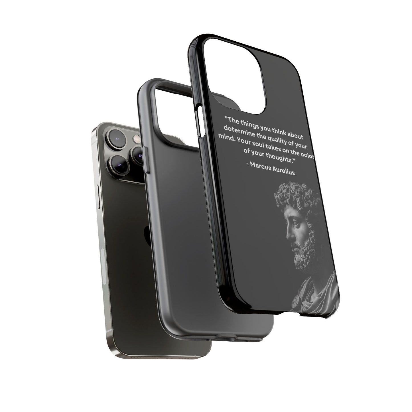 “Color of Thought” – Marcus Aurelius Quote Tough Phone Case