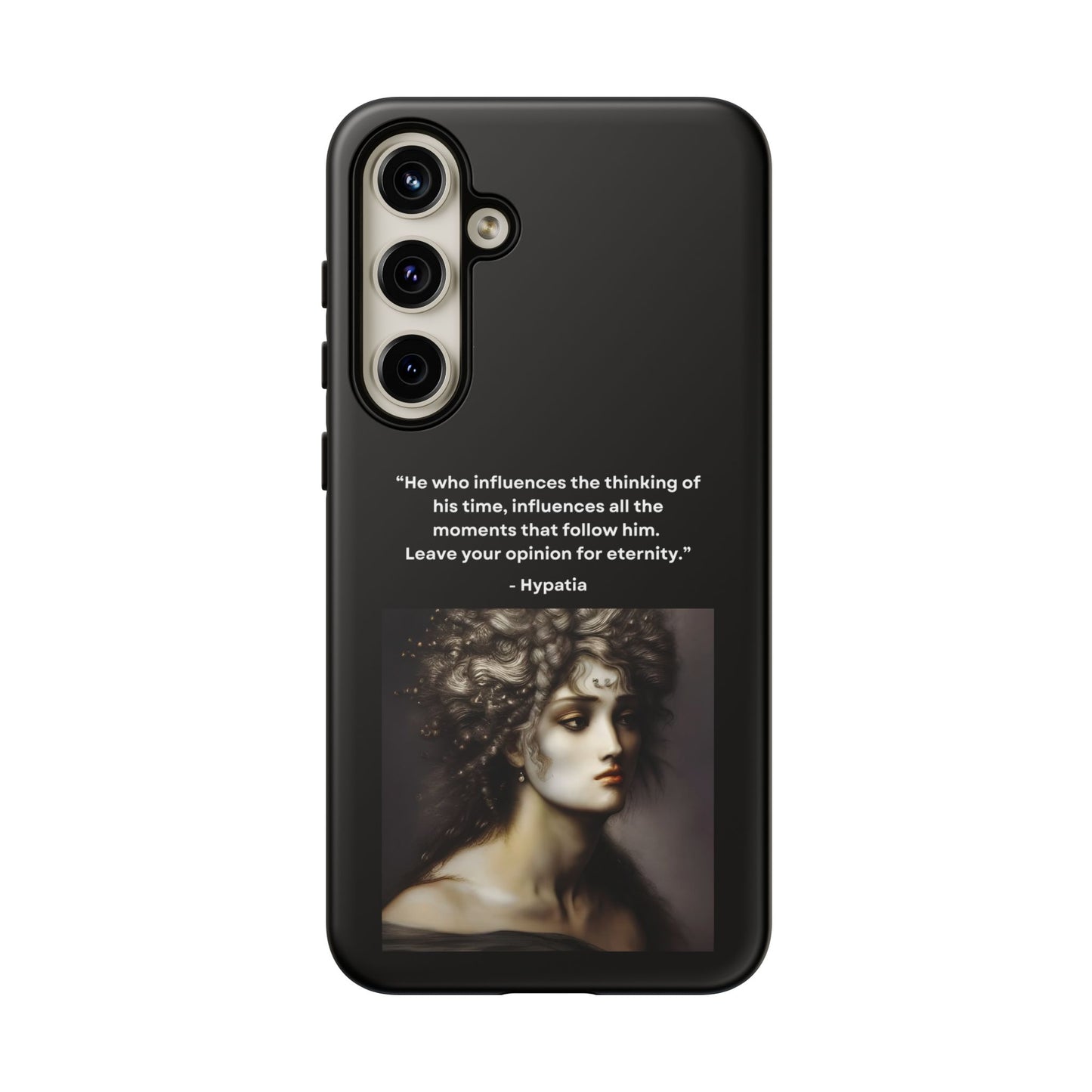 “Leave Your Mark” – Hypatia Quote Tough Phone Case