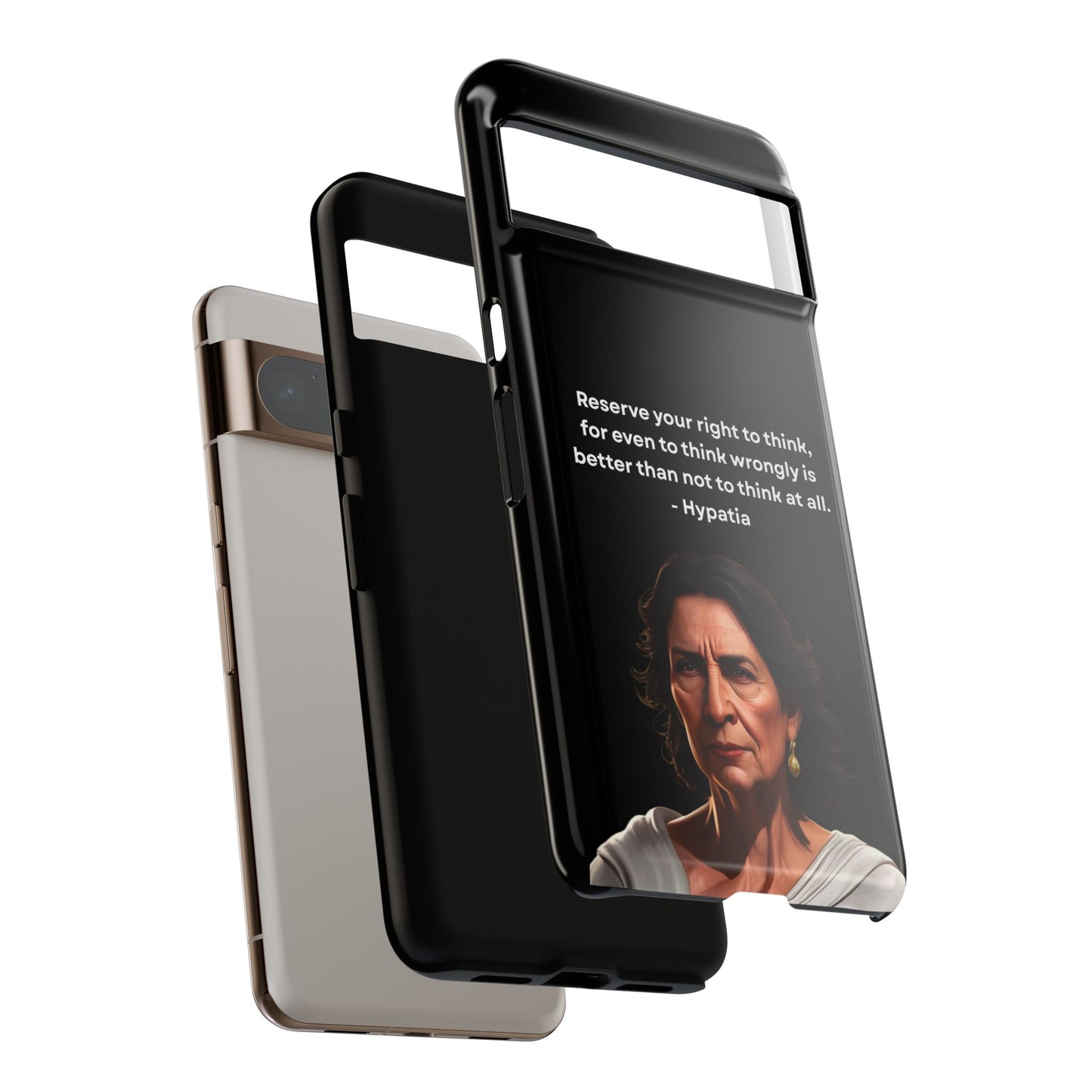 “Think Boldly” – Hypatia Quote Tough Phone Case