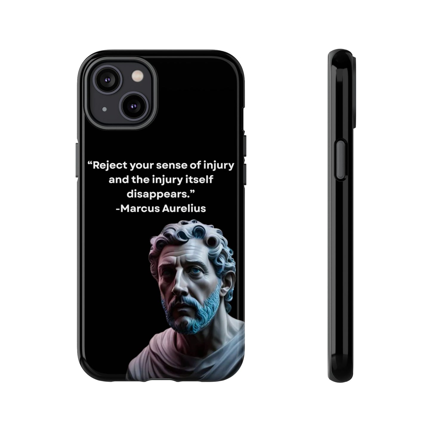 “Strength Within” – Marcus Aurelius Quote Tough Phone Case