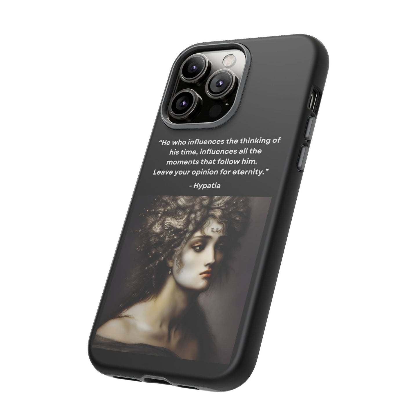 “Leave Your Mark” – Hypatia Quote Tough Phone Case