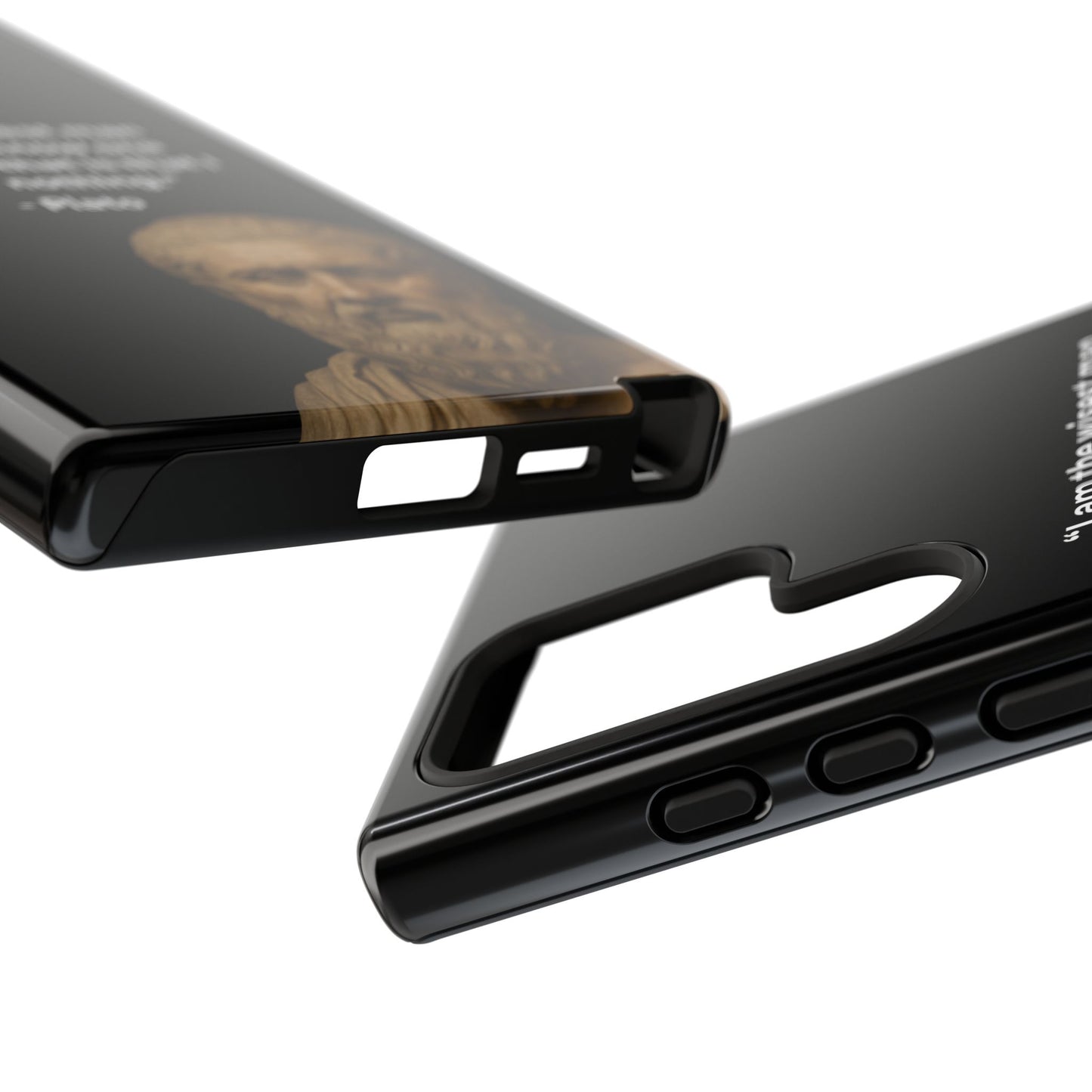"Know Nothing, Own Wisdom" – Plato Tough Phone Case