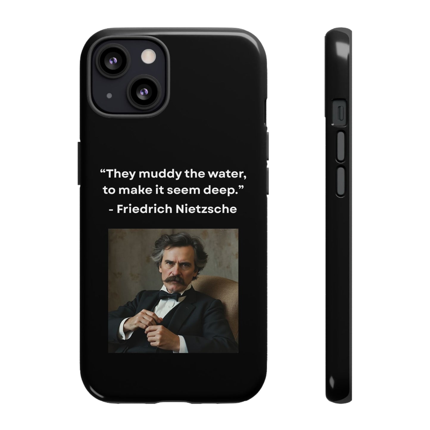 “False Depth” – Friedrich Nietzsche Quote Tough Phone Case