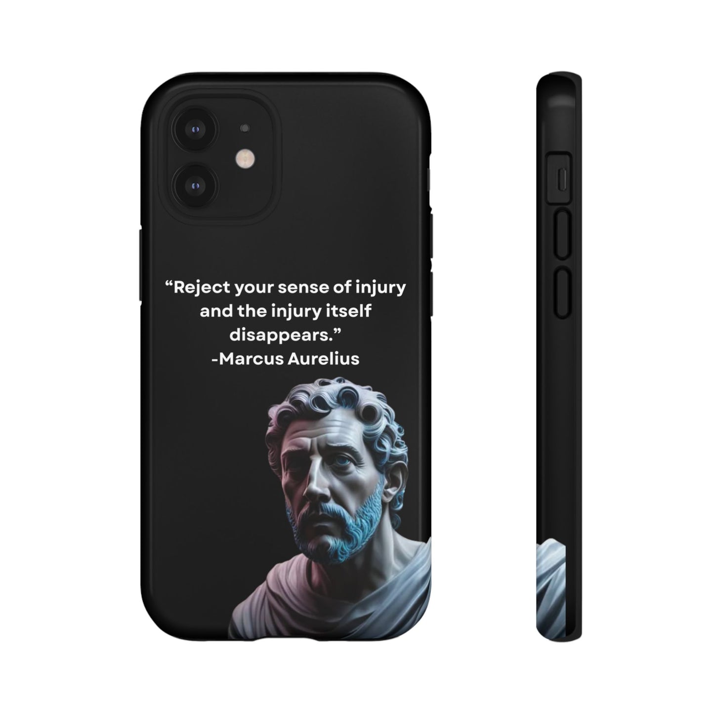 “Strength Within” – Marcus Aurelius Quote Tough Phone Case