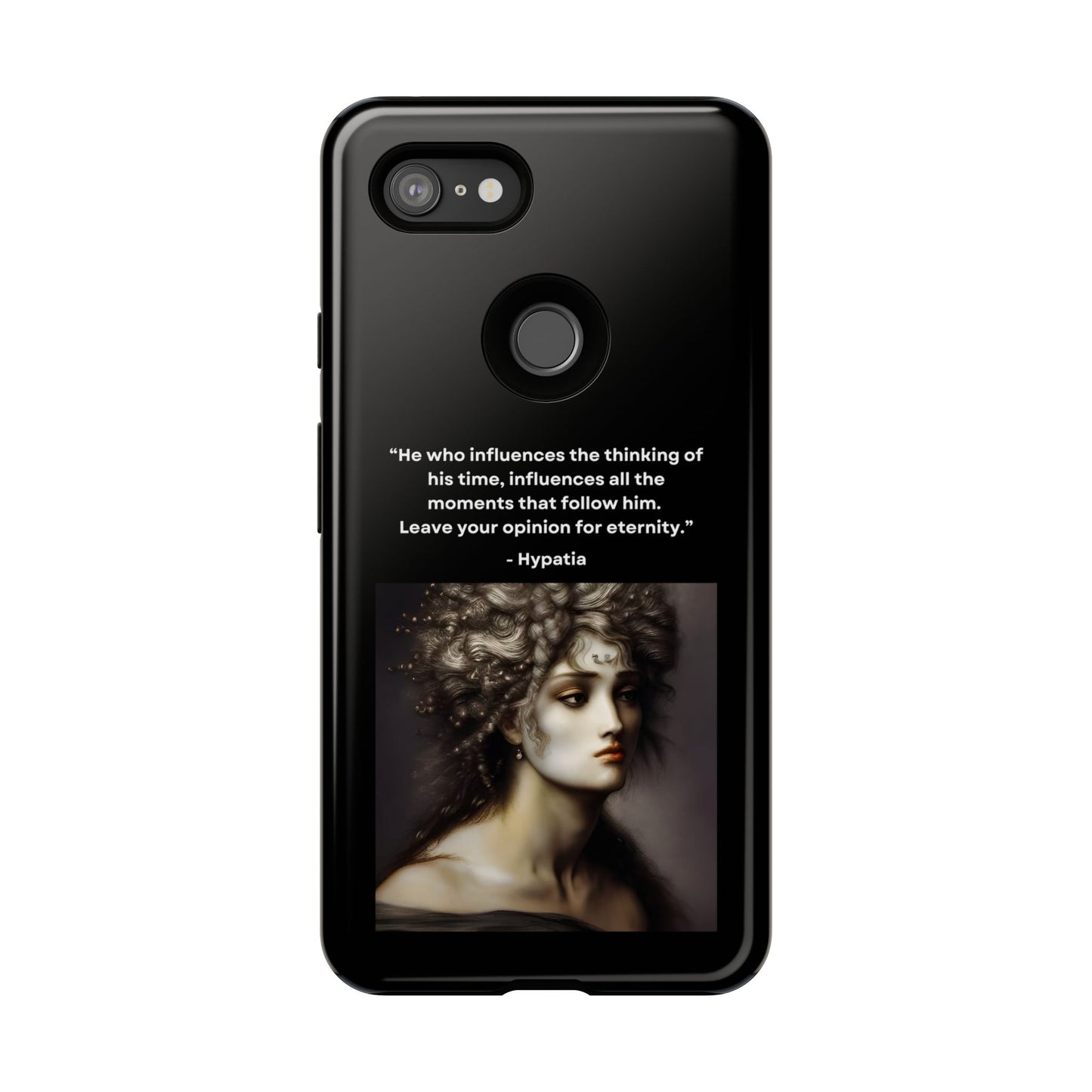 “Leave Your Mark” – Hypatia Quote Tough Phone Case