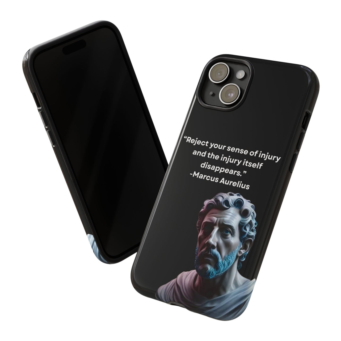 “Strength Within” – Marcus Aurelius Quote Tough Phone Case