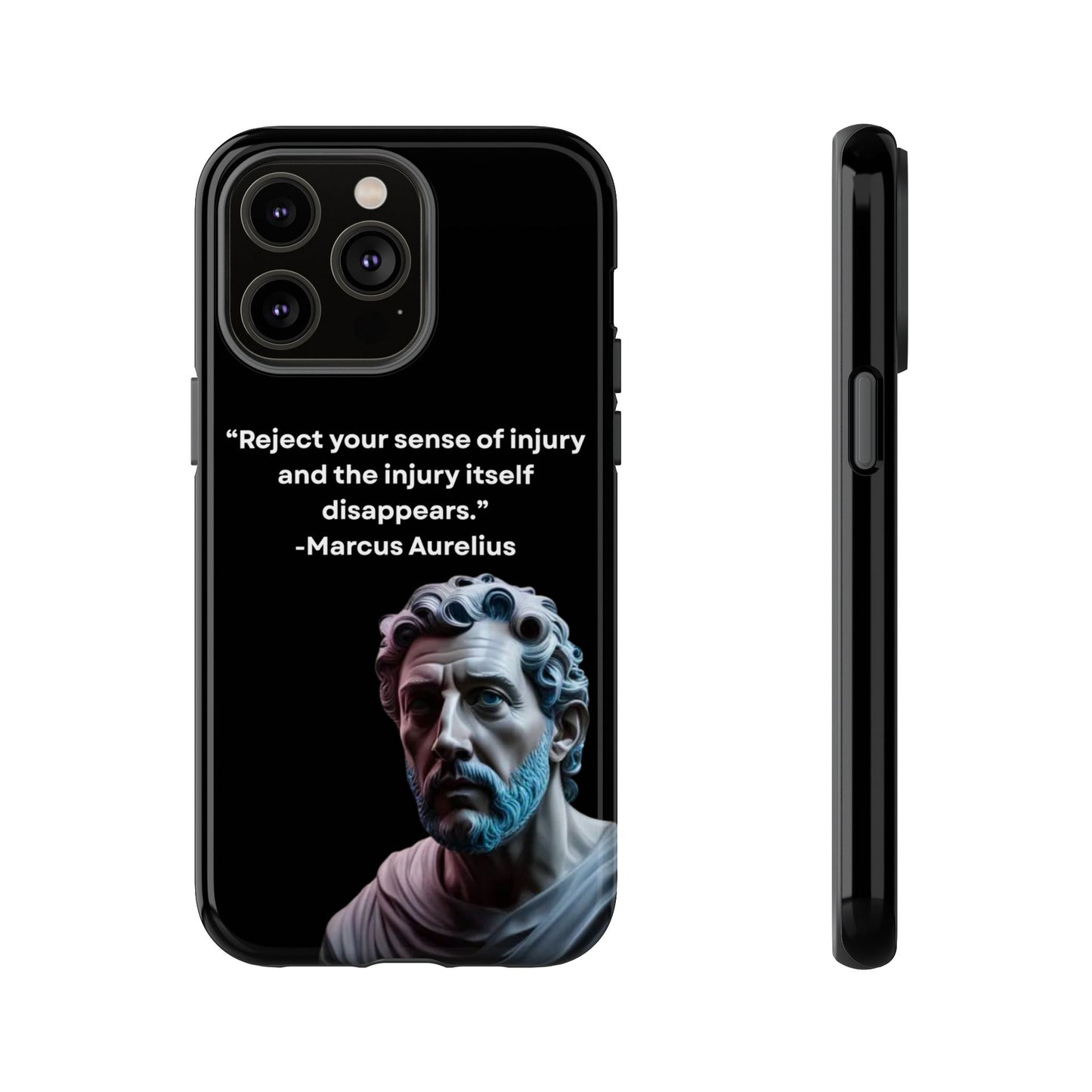 “Strength Within” – Marcus Aurelius Quote Tough Phone Case