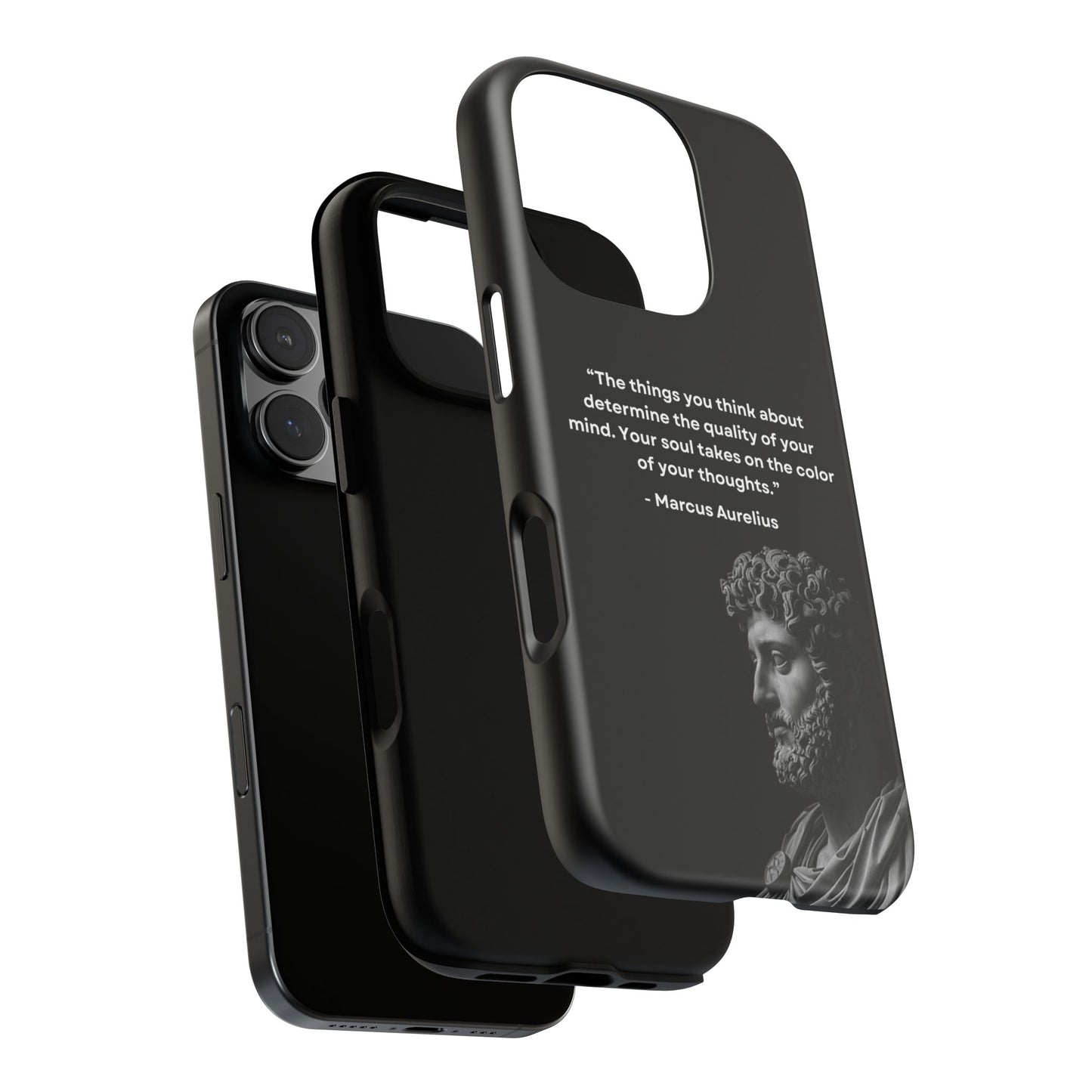 “Color of Thought” – Marcus Aurelius Quote Tough Phone Case