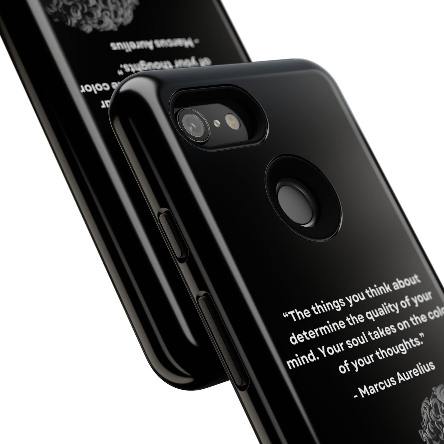 “Color of Thought” – Marcus Aurelius Quote Tough Phone Case