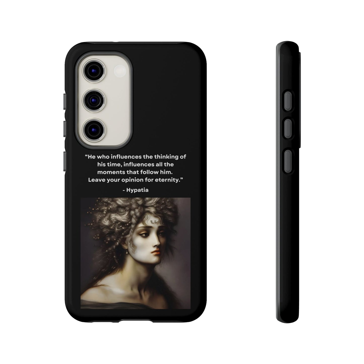 “Leave Your Mark” – Hypatia Quote Tough Phone Case
