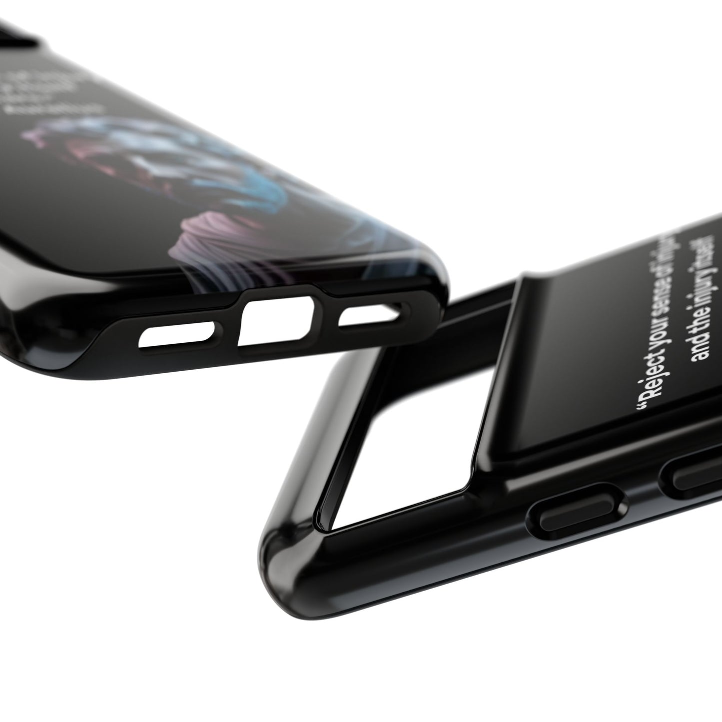 “Strength Within” – Marcus Aurelius Quote Tough Phone Case