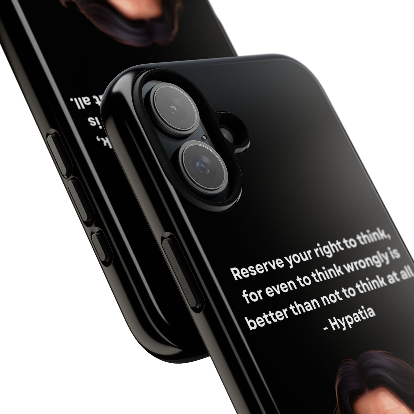 “Think Boldly” – Hypatia Quote Tough Phone Case