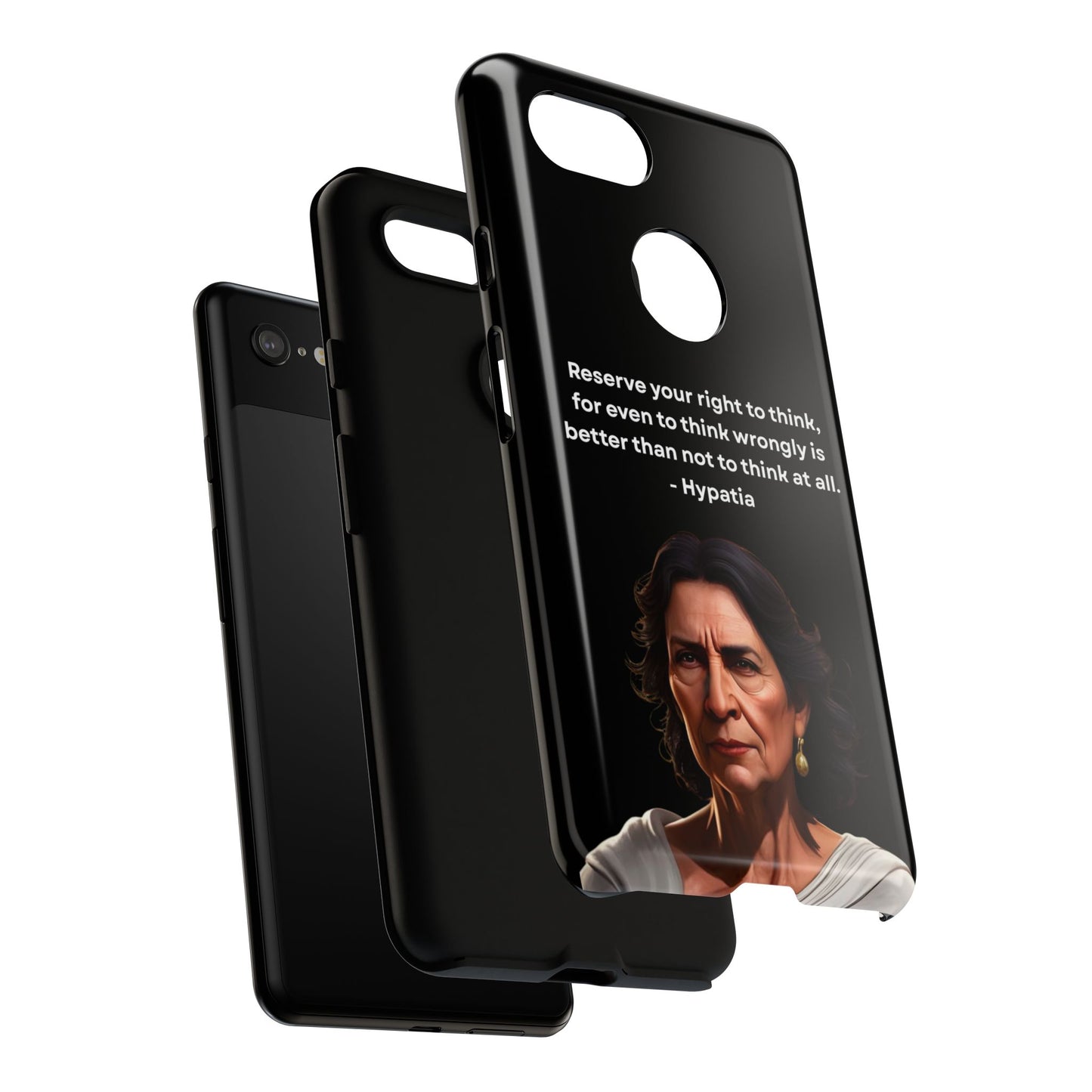 “Think Boldly” – Hypatia Quote Tough Phone Case