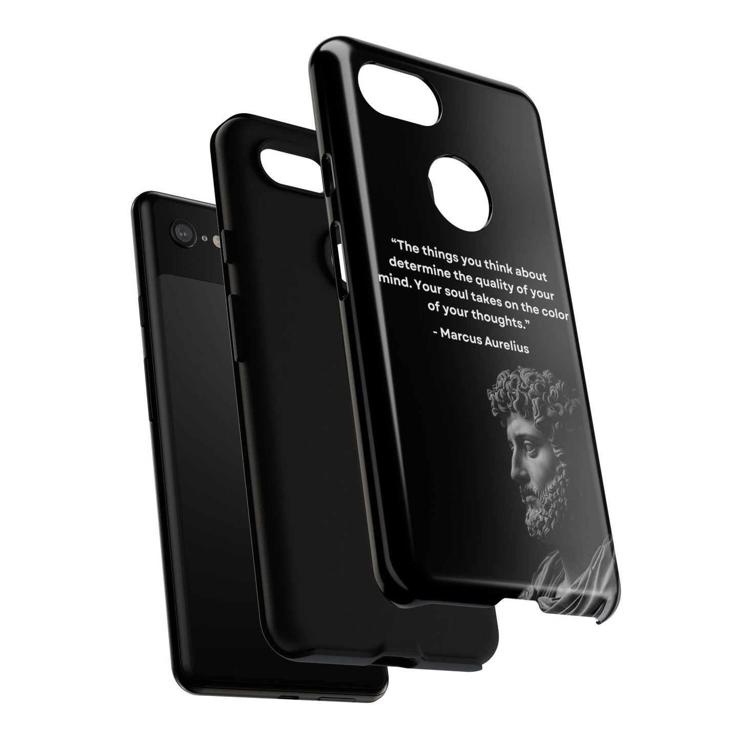 “Color of Thought” – Marcus Aurelius Quote Tough Phone Case