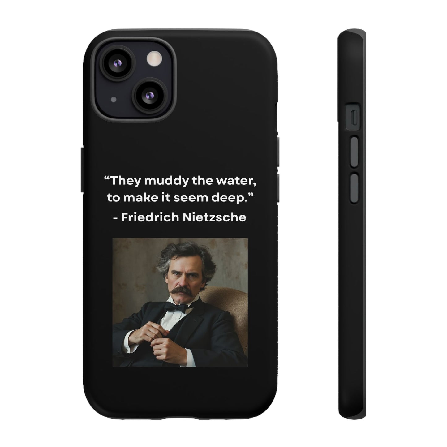 “False Depth” – Friedrich Nietzsche Quote Tough Phone Case