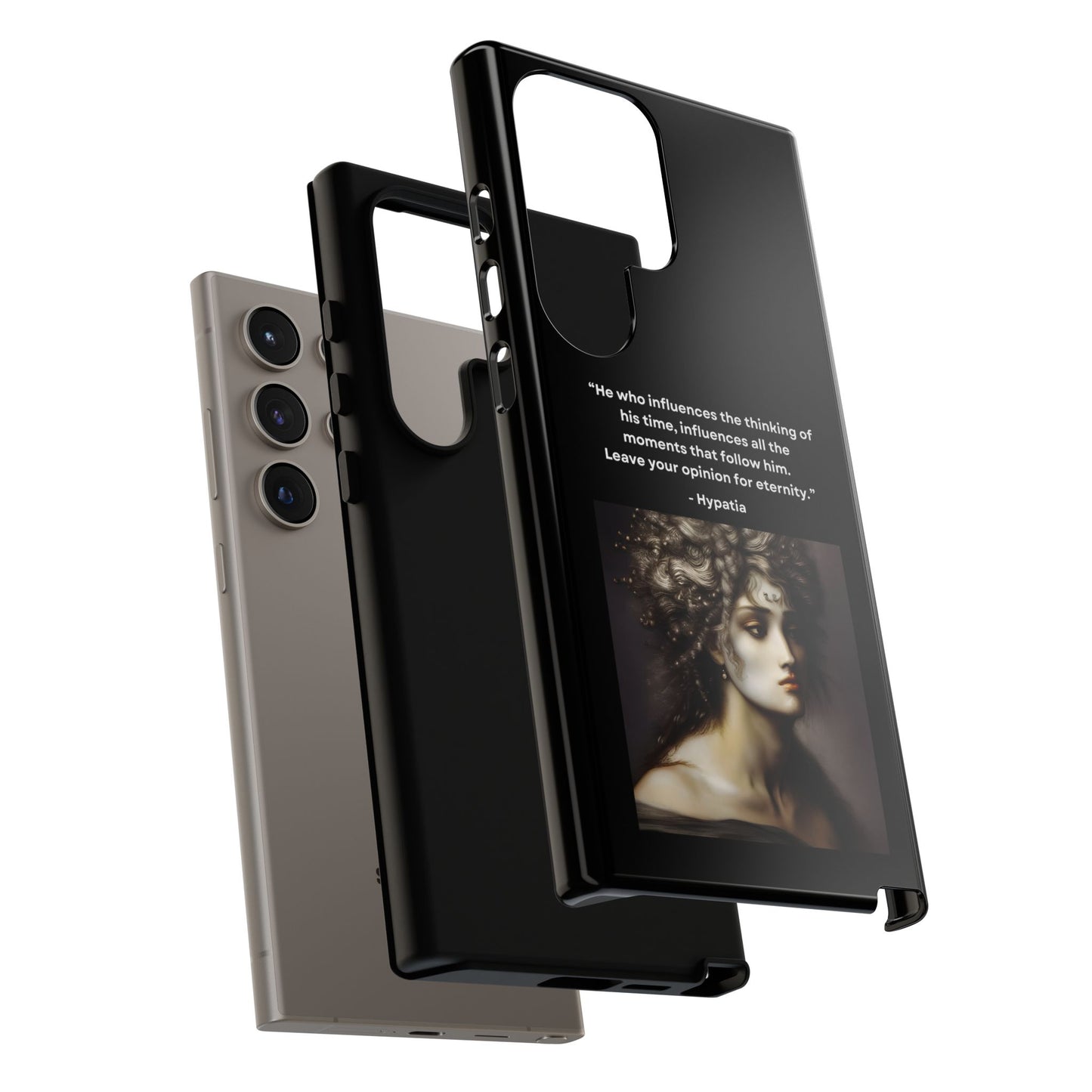 “Leave Your Mark” – Hypatia Quote Tough Phone Case