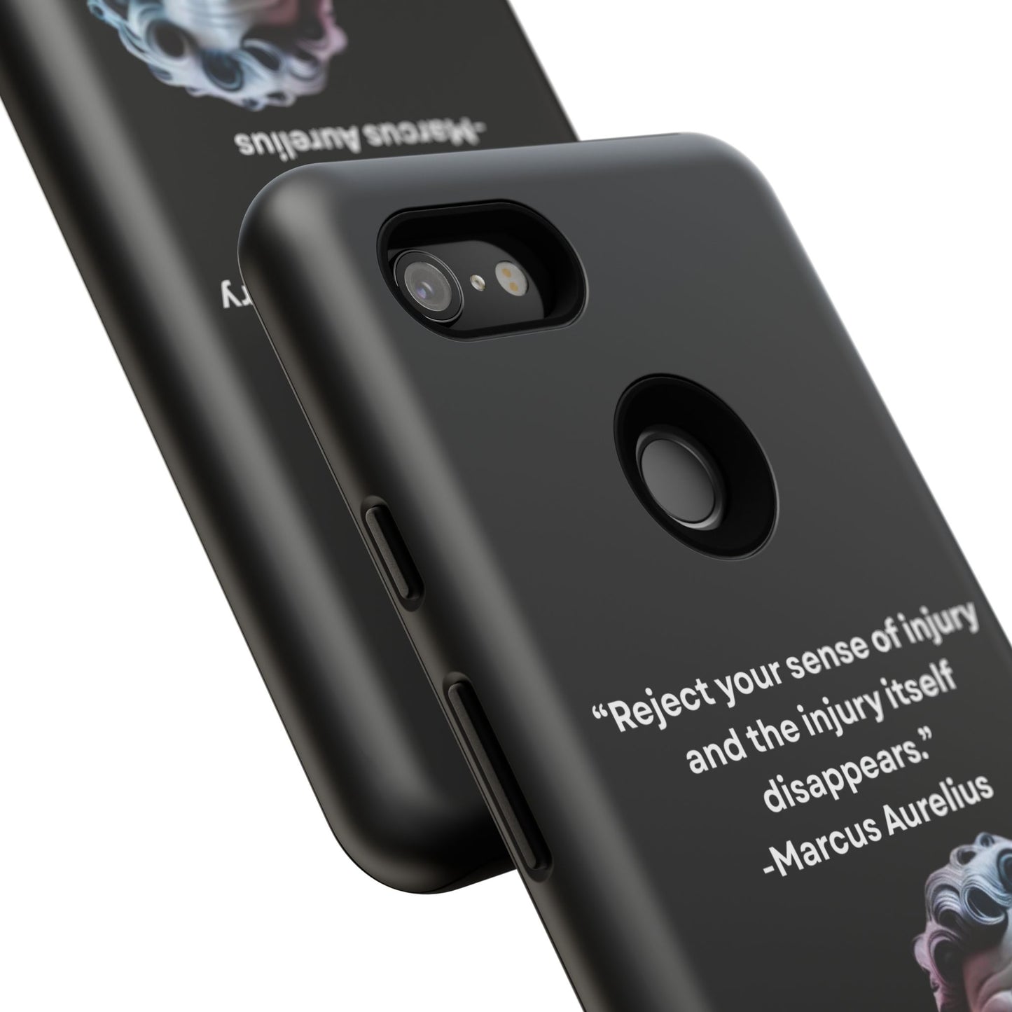 “Strength Within” – Marcus Aurelius Quote Tough Phone Case