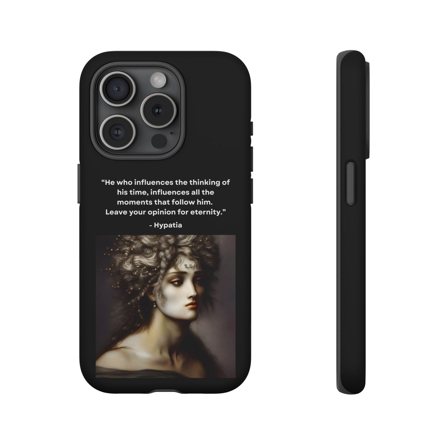 “Leave Your Mark” – Hypatia Quote Tough Phone Case
