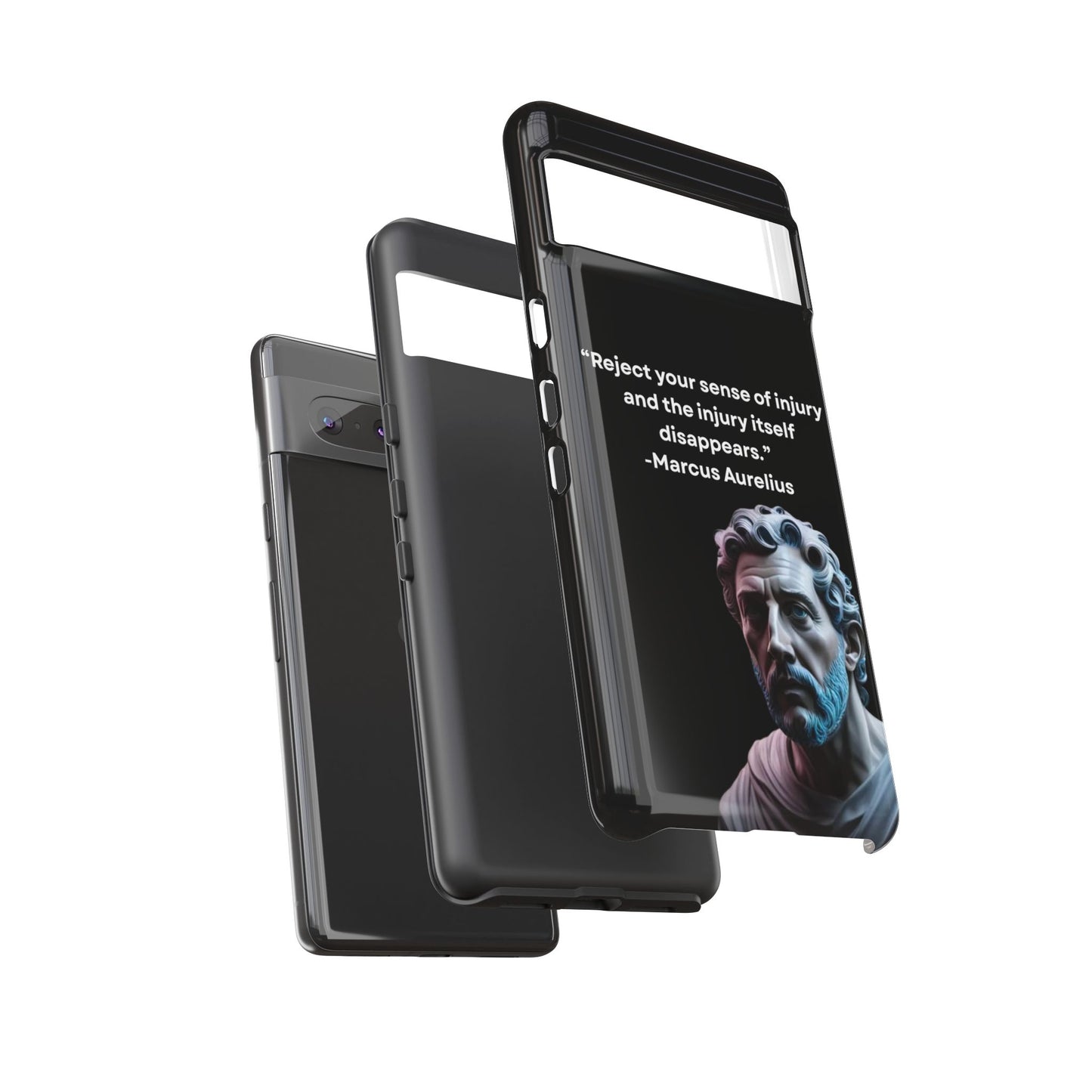“Strength Within” – Marcus Aurelius Quote Tough Phone Case