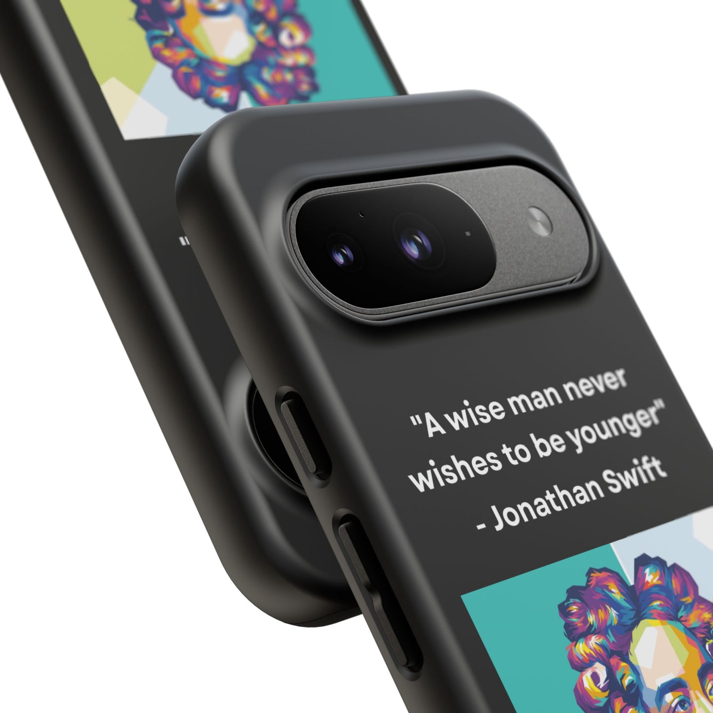 “Wisdom Over Youth” – Jonathan Swift Quote Tough Phone Case