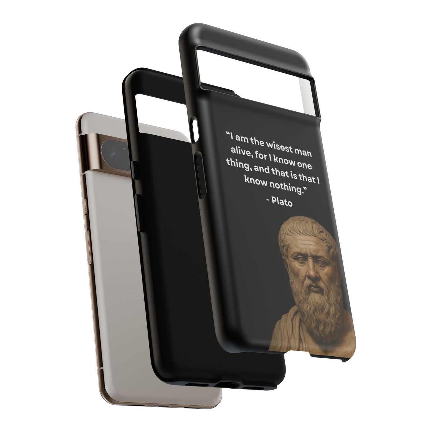 "Know Nothing, Own Wisdom" – Plato Tough Phone Case
