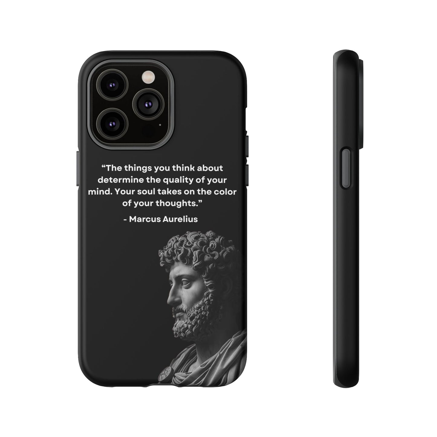 “Color of Thought” – Marcus Aurelius Quote Tough Phone Case