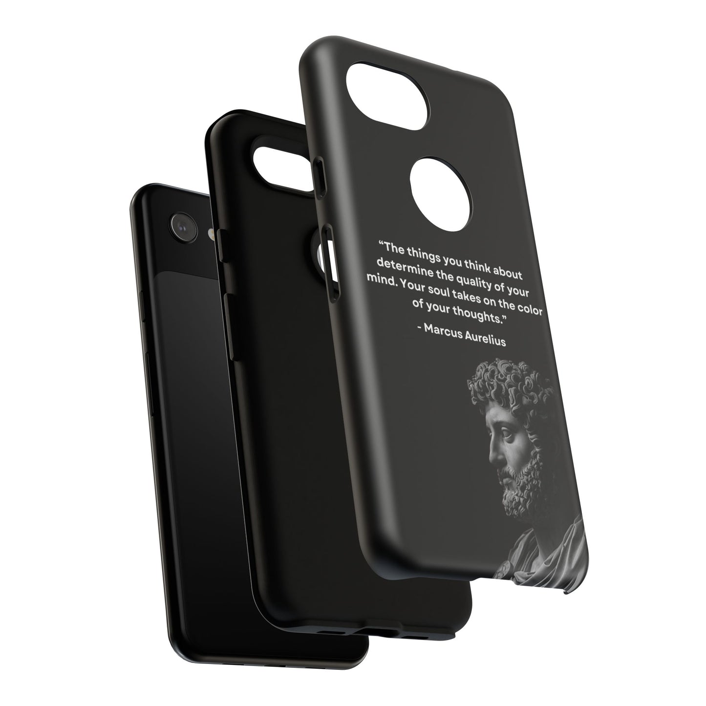“Color of Thought” – Marcus Aurelius Quote Tough Phone Case