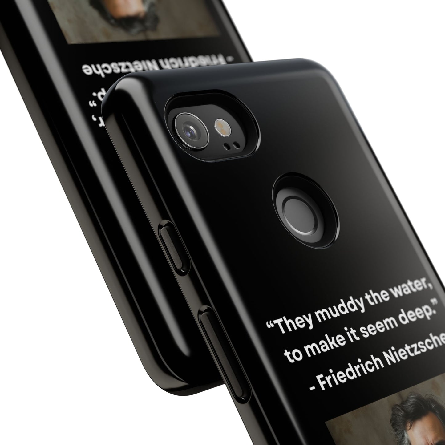 “False Depth” – Friedrich Nietzsche Quote Tough Phone Case