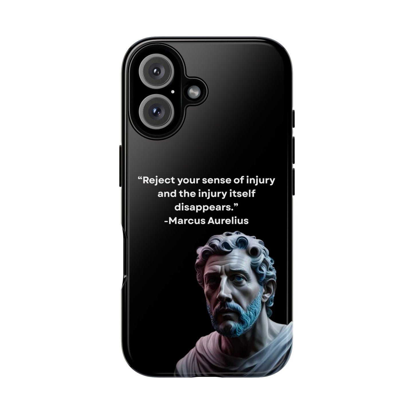 “Strength Within” – Marcus Aurelius Quote Tough Phone Case