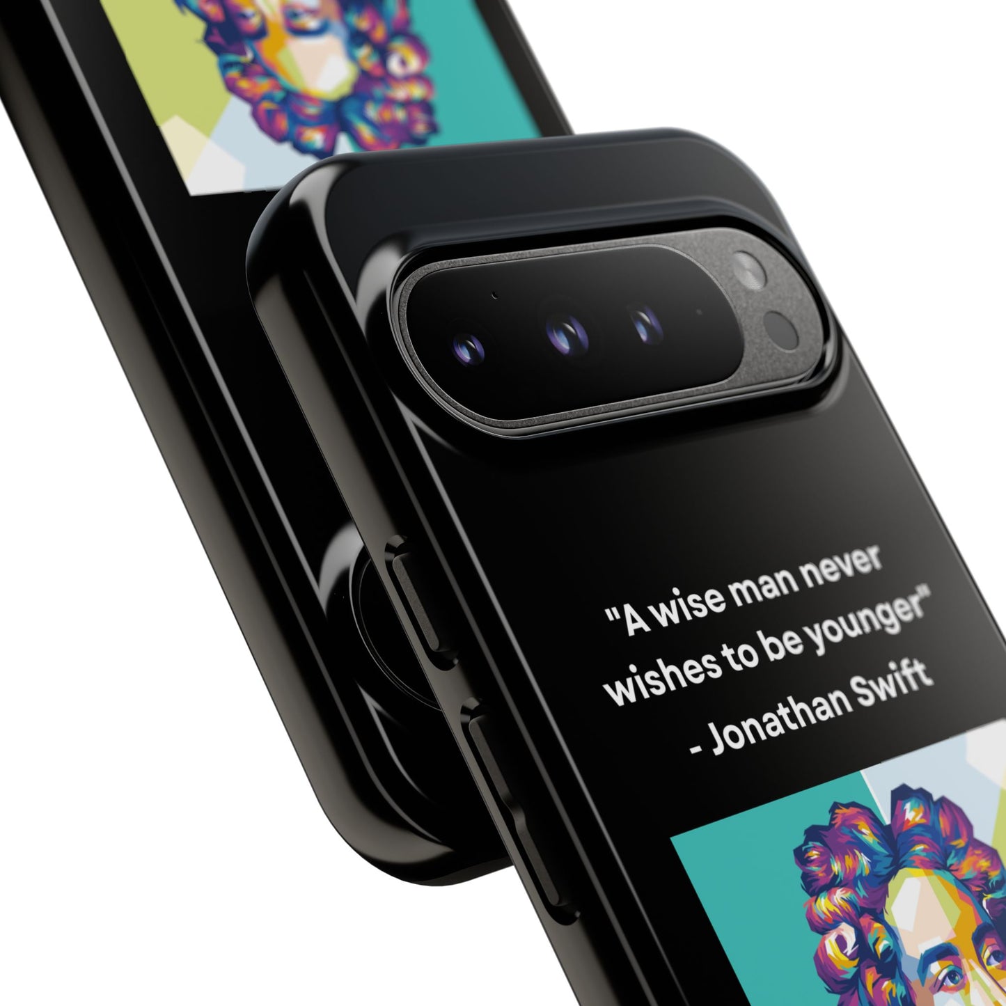“Wisdom Over Youth” – Jonathan Swift Quote Tough Phone Case