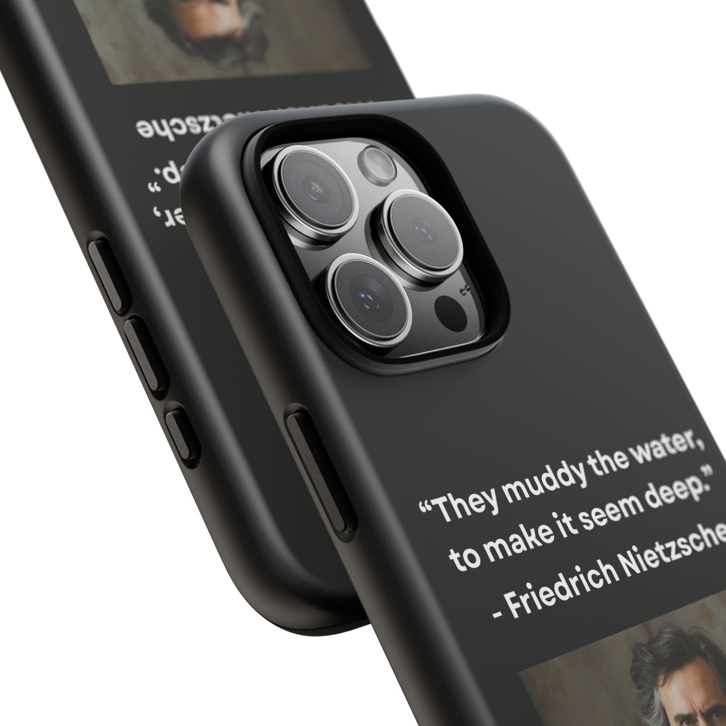 “False Depth” – Friedrich Nietzsche Quote Tough Phone Case