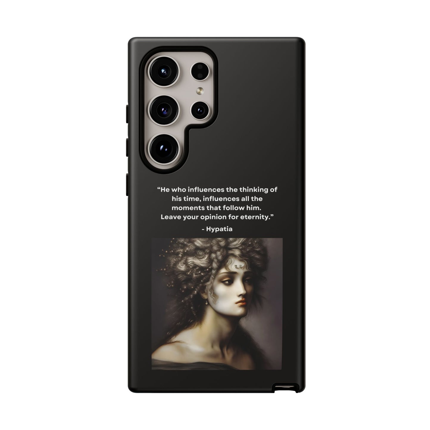 “Leave Your Mark” – Hypatia Quote Tough Phone Case