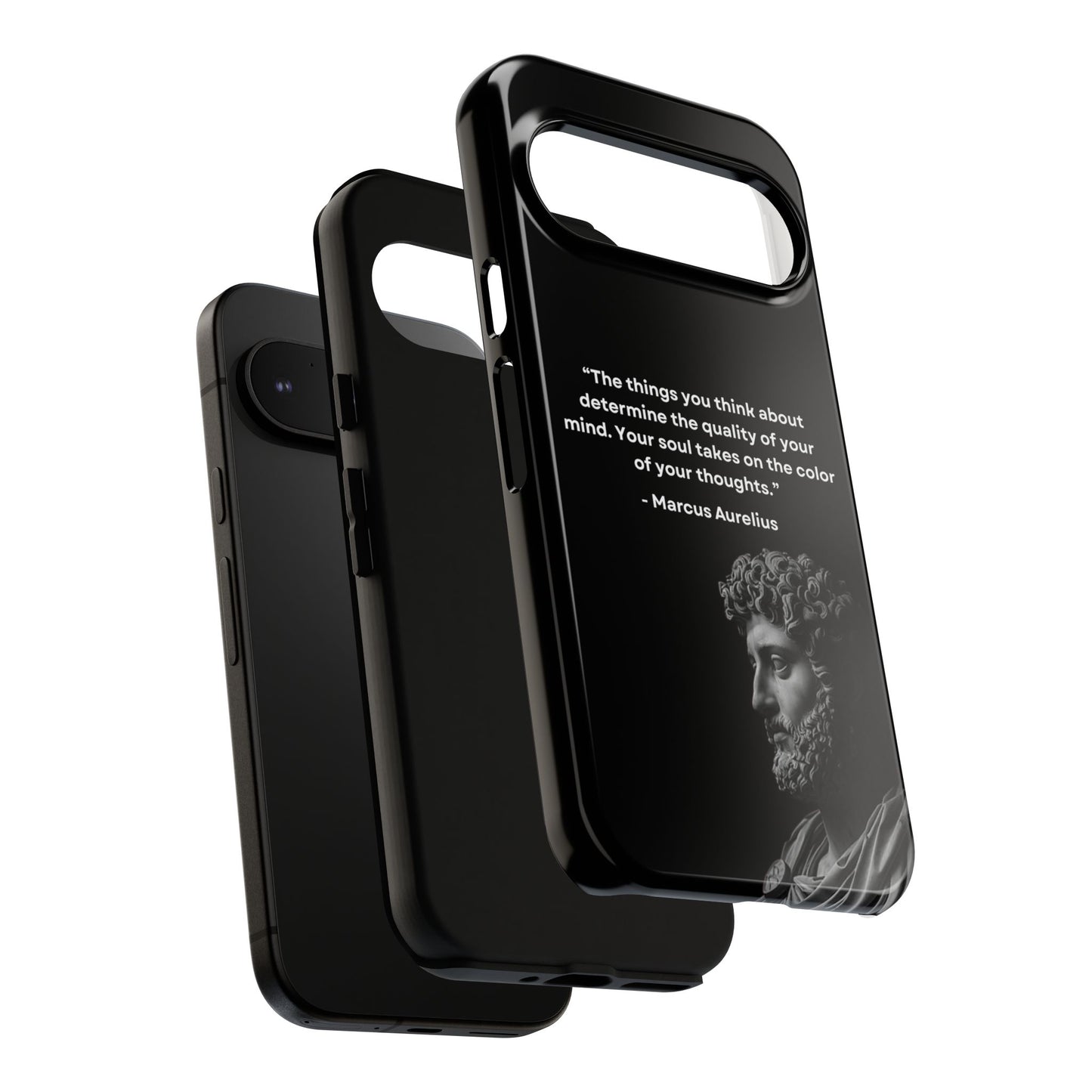 “Color of Thought” – Marcus Aurelius Quote Tough Phone Case
