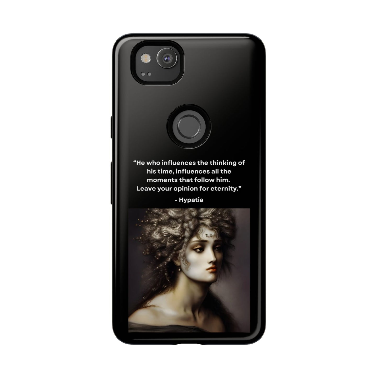 “Leave Your Mark” – Hypatia Quote Tough Phone Case