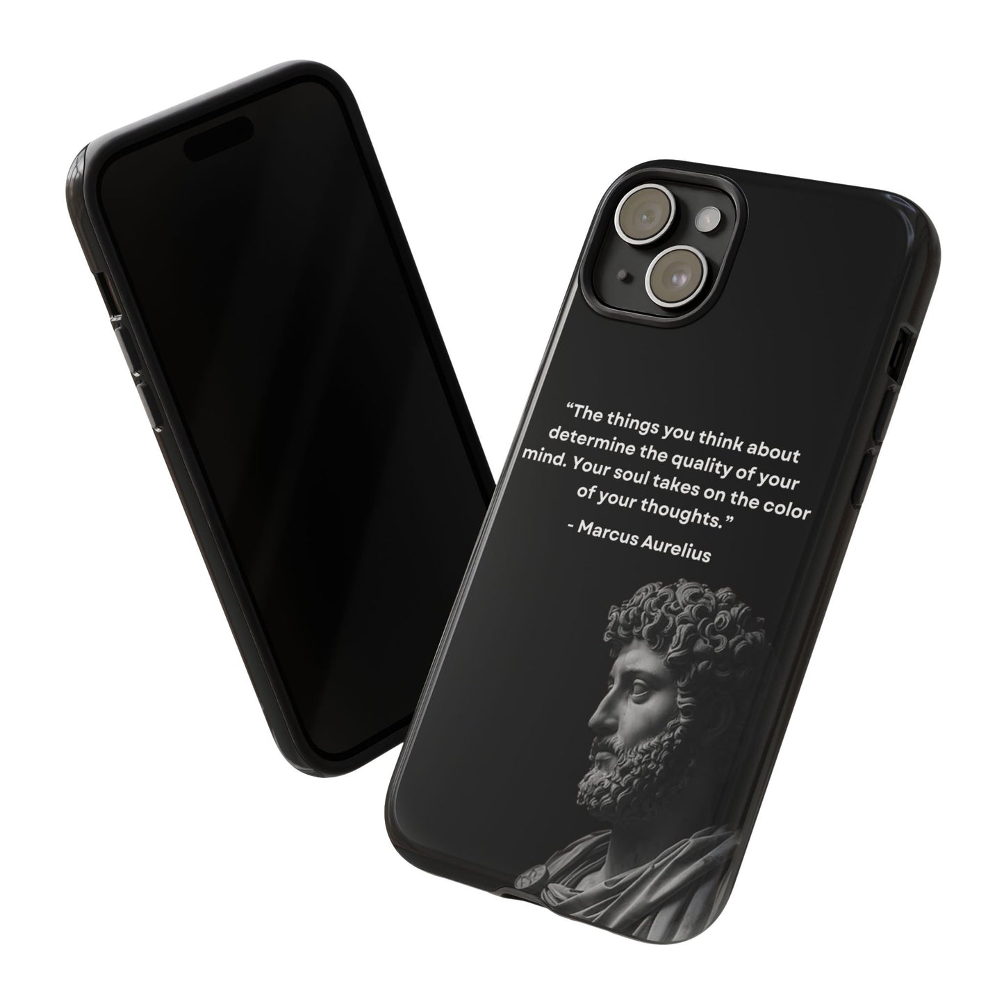“Color of Thought” – Marcus Aurelius Quote Tough Phone Case
