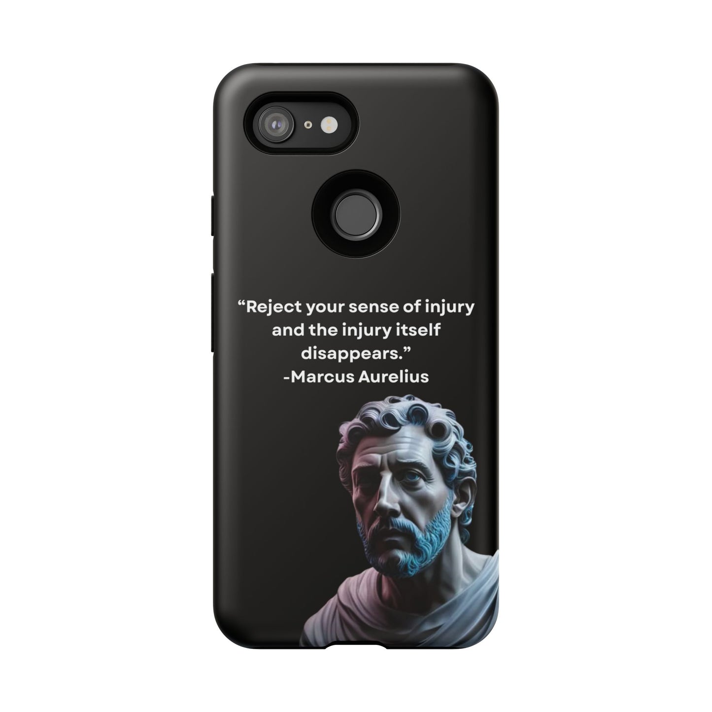 “Strength Within” – Marcus Aurelius Quote Tough Phone Case