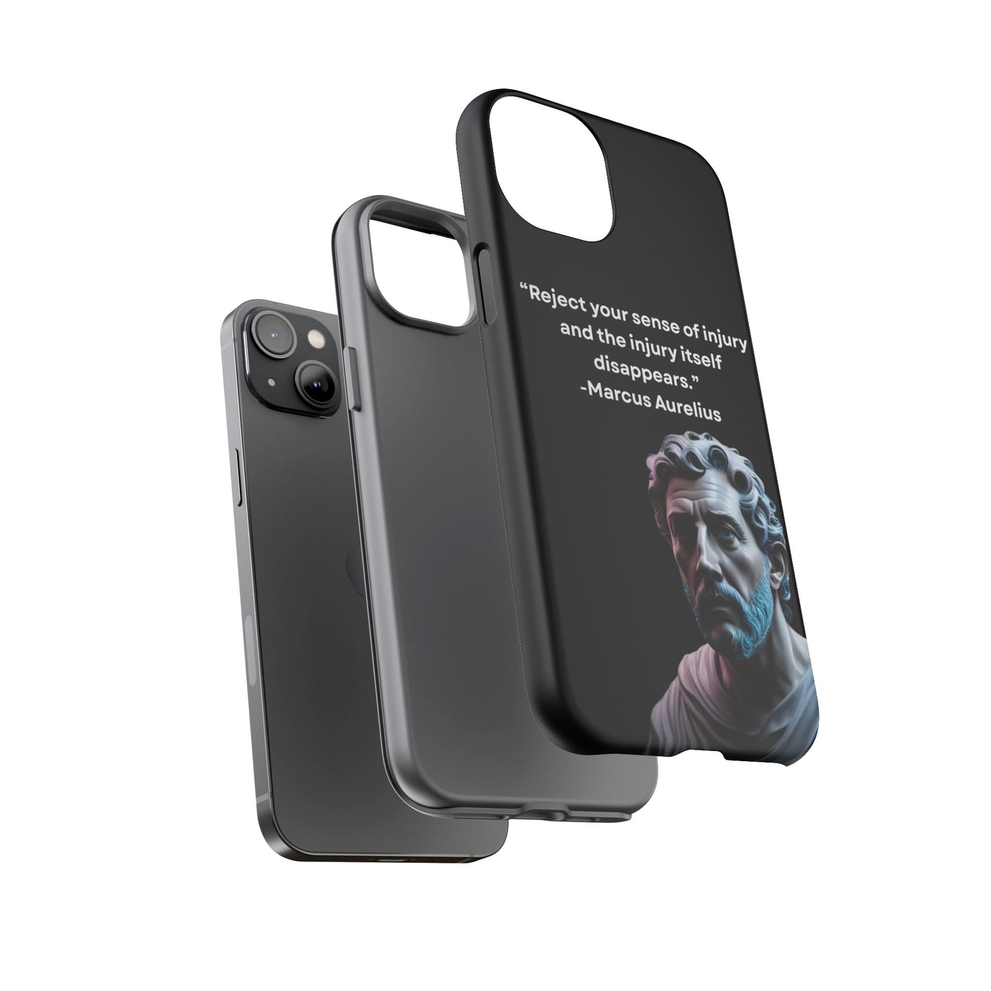 “Strength Within” – Marcus Aurelius Quote Tough Phone Case
