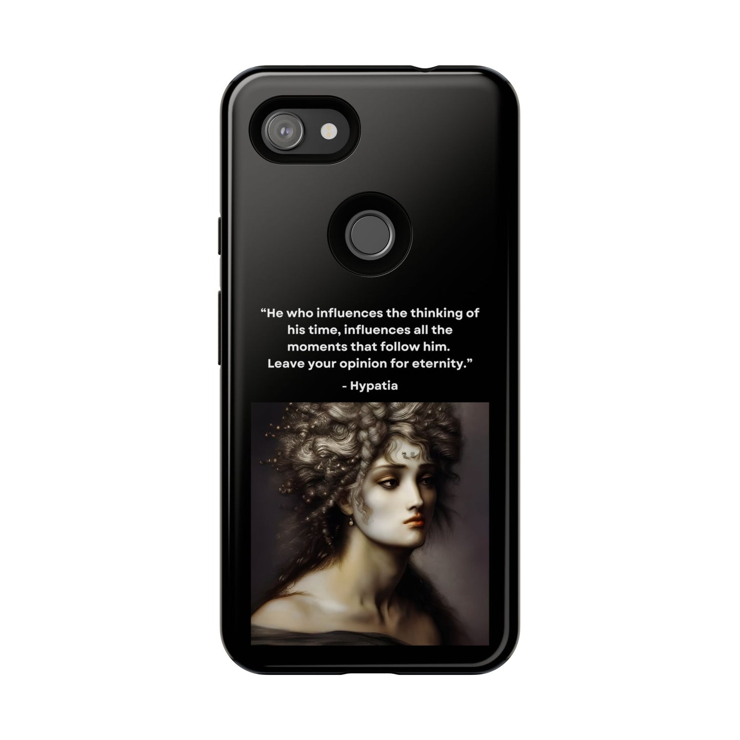 “Leave Your Mark” – Hypatia Quote Tough Phone Case