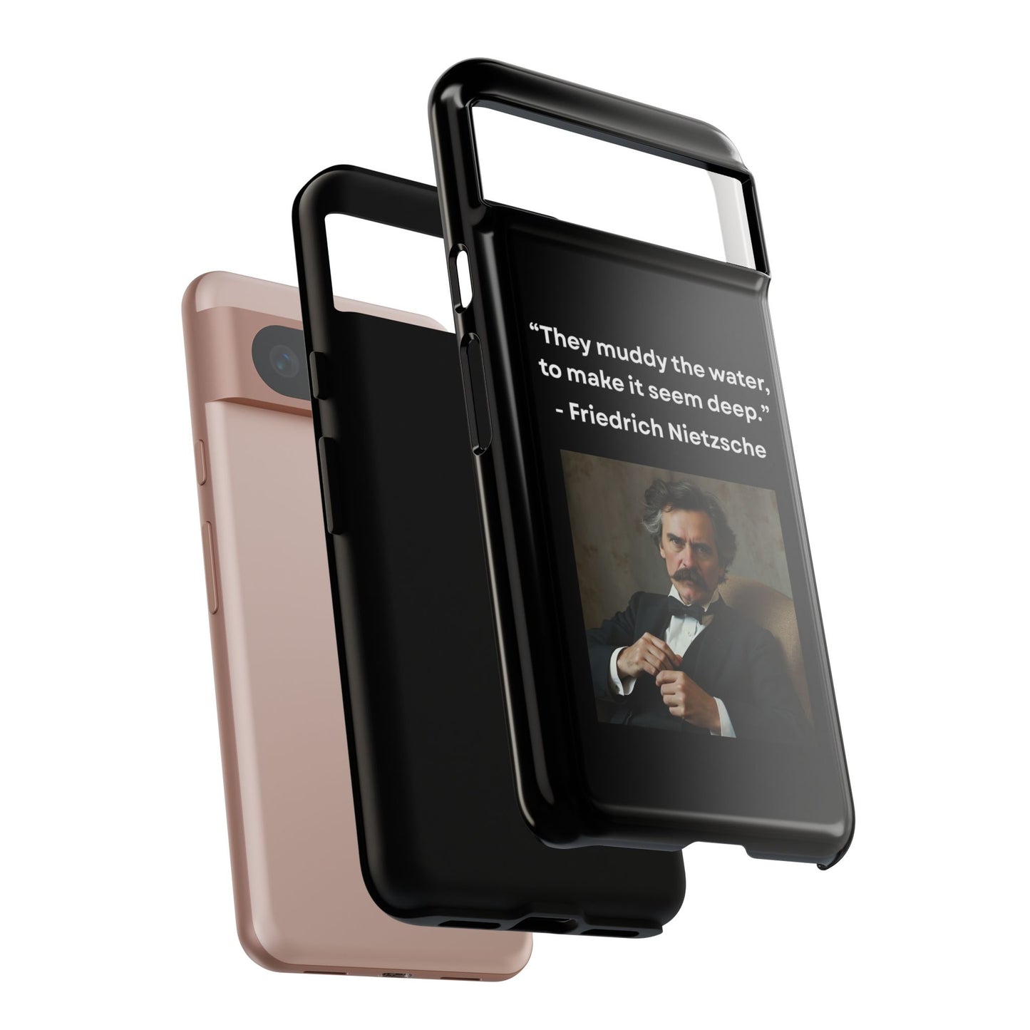 “False Depth” – Friedrich Nietzsche Quote Tough Phone Case