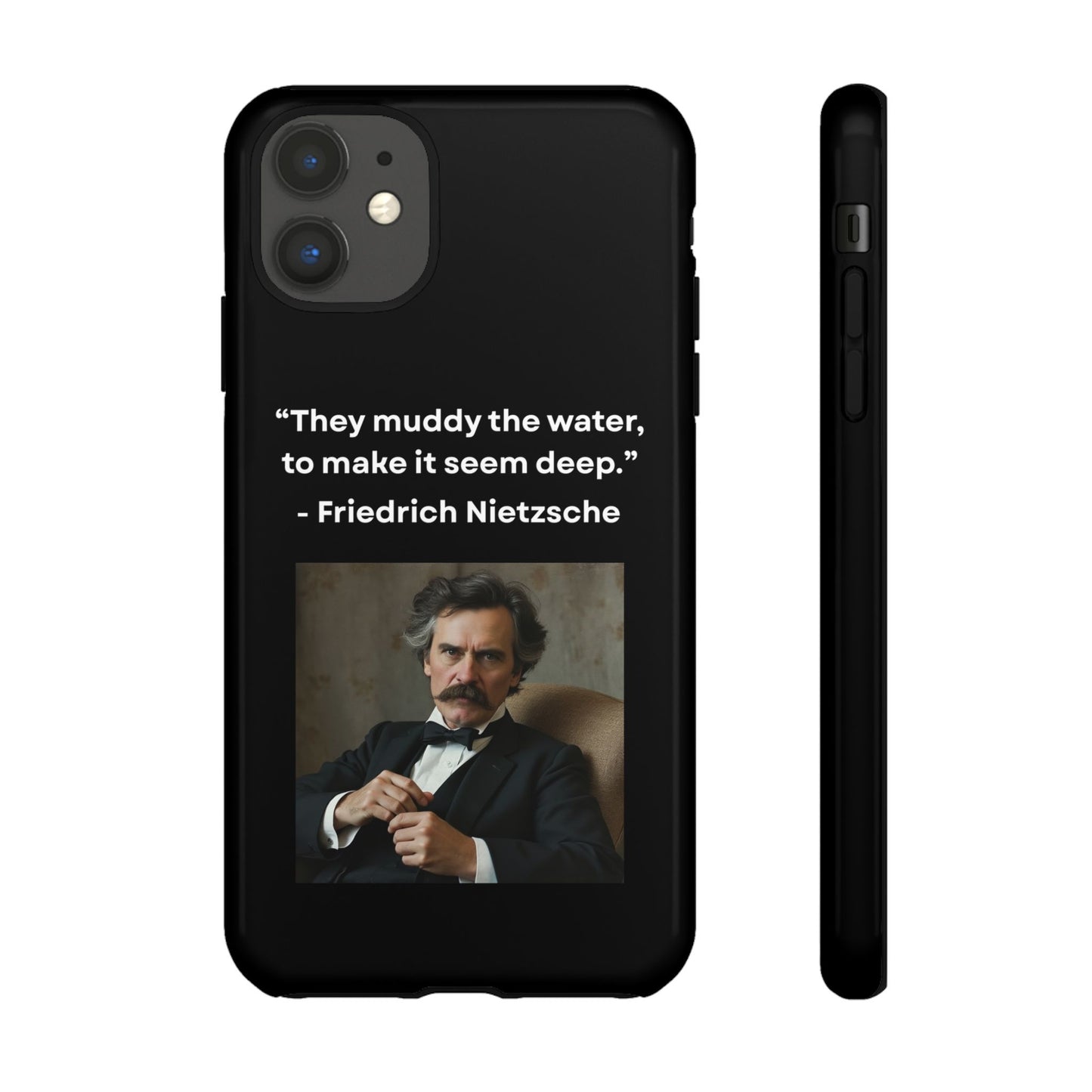 “False Depth” – Friedrich Nietzsche Quote Tough Phone Case