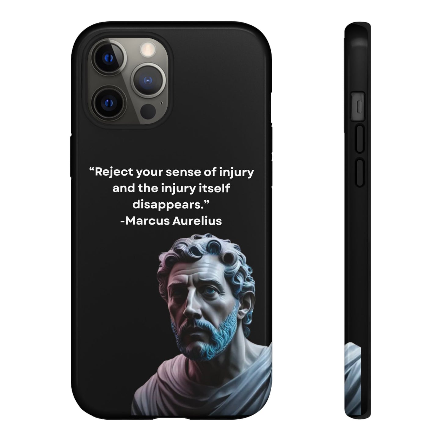 “Strength Within” – Marcus Aurelius Quote Tough Phone Case