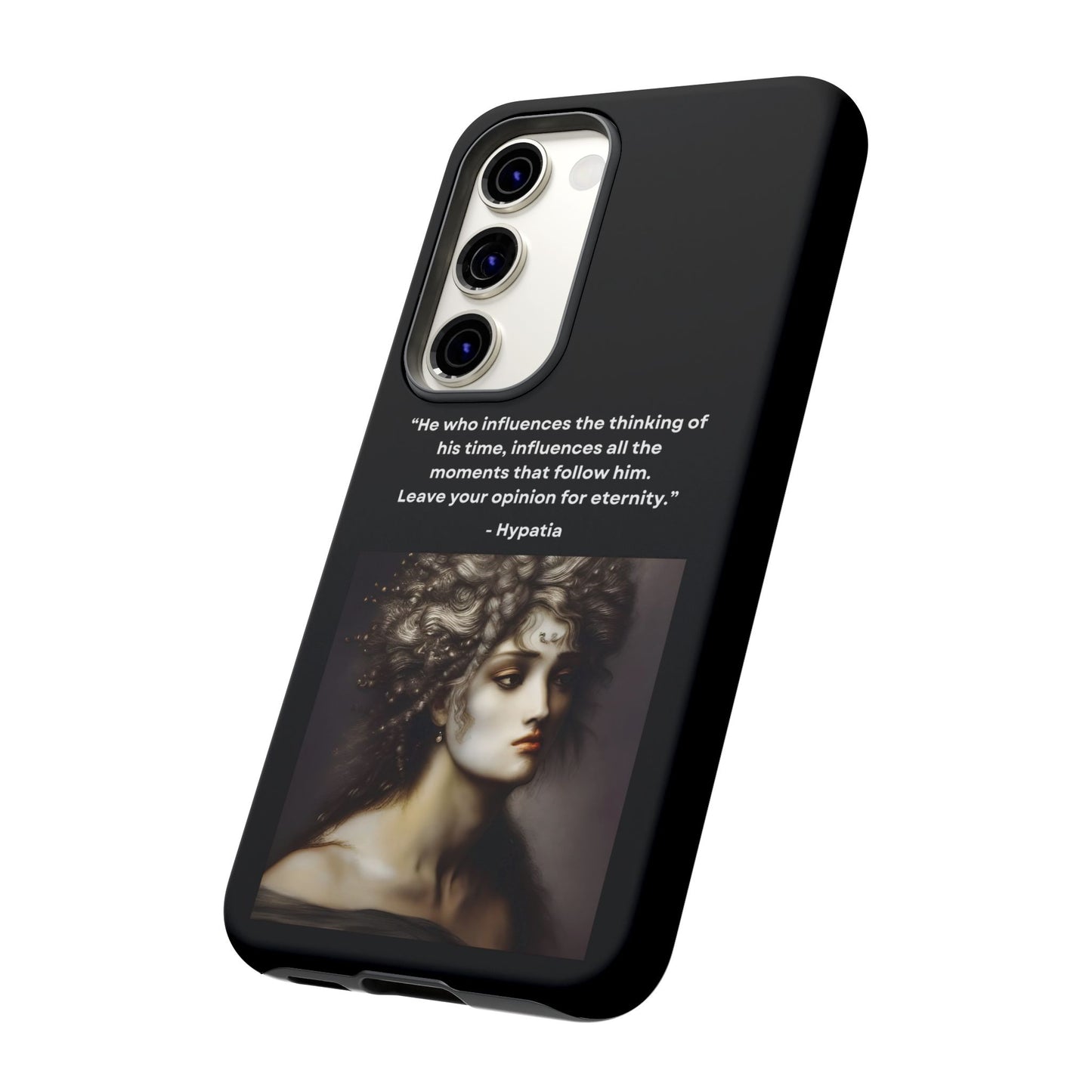 “Leave Your Mark” – Hypatia Quote Tough Phone Case