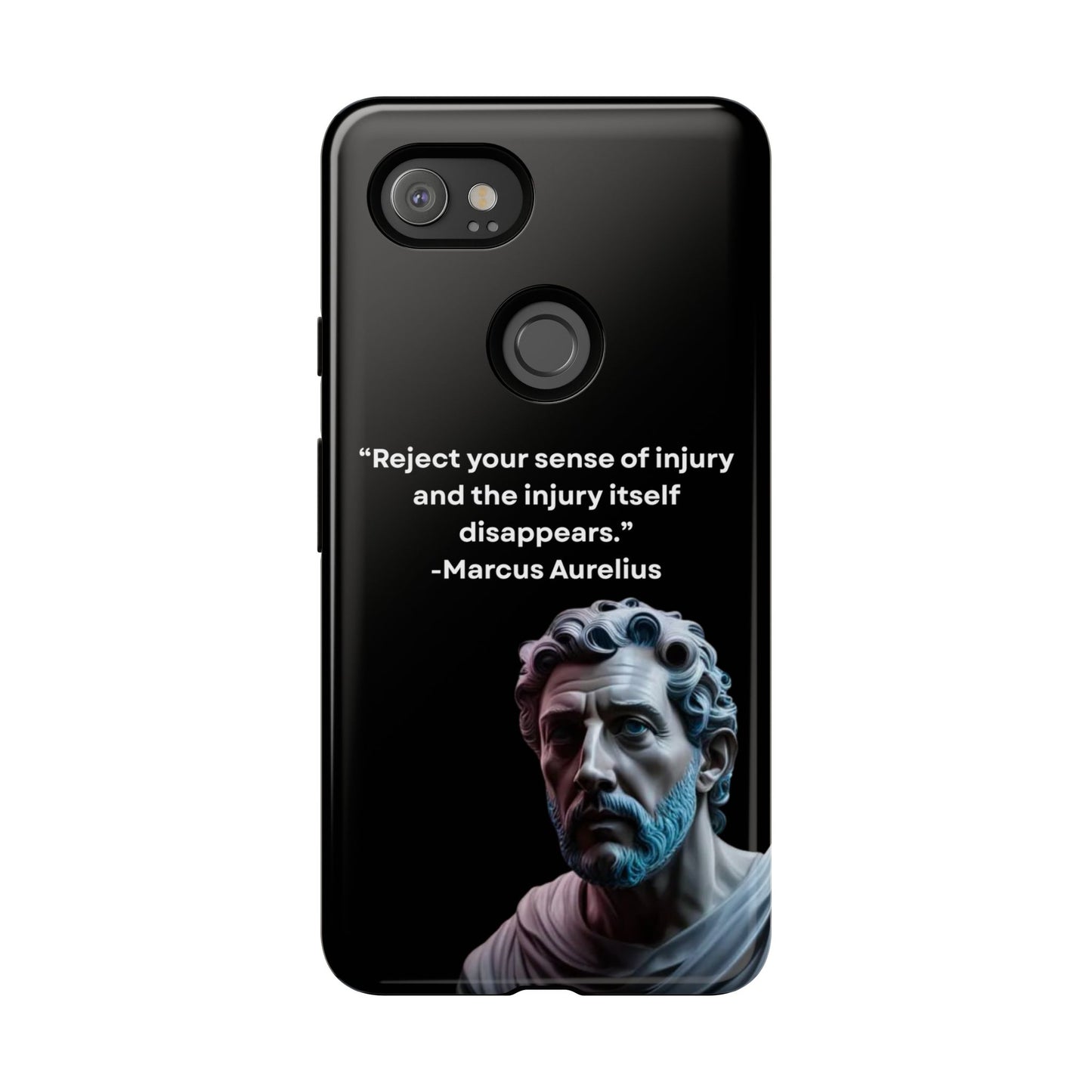 “Strength Within” – Marcus Aurelius Quote Tough Phone Case