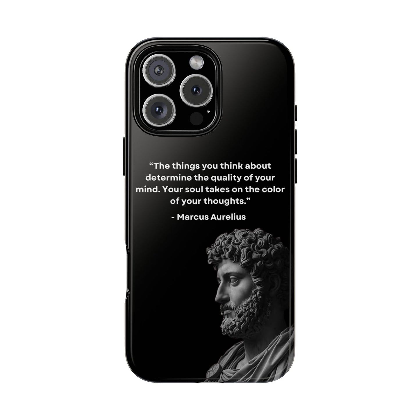 “Color of Thought” – Marcus Aurelius Quote Tough Phone Case